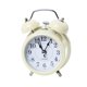 thumbnail image 1 of Reloj despertador analógico antiguo, silencioso, con alarma fuerte y luz de fondo para adolescentes. Beige, 1 of 9