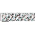 thumbnail image 2 of Ambesonne Dogs Fabric by the Yard Upholstery, Boston Terriers and Flowers, 5 Yards, Multicolor, 2 of 4