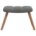 thumbnail image 3 of vidaXL Rocking Chair with a Stool Dark Grey Velvet, 3 of 5