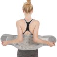 thumbnail image 1 of Soidarity Cinturón de soporte para la espalda con correa ajustable, fácil de usar y proporciona soporte lumbar, cinturón de soporte para la Suministros de ortodoncia Gris + Estera METRO, 1 of 6