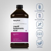 Liquid Hyaluronic Acid Supplement | 100mg | 16 fl oz | Berry Flavor | by Piping Rock