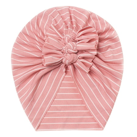 

Toddler Baby Boys Girls Striped Ribbed Cap Beaniess Bowknot Elastics Turban Hat 3 Month Baby Boy Sleepers