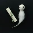 thumbnail image 4 of LYINGF Adopt A Ghostes Wool Felt Craft Kit - White Felt Ghost Figures with Tiny Scroll Set for Halloween Decor, Spooky Doll Gift for Ghost Story Lovers and Family Fun, 4 of 8