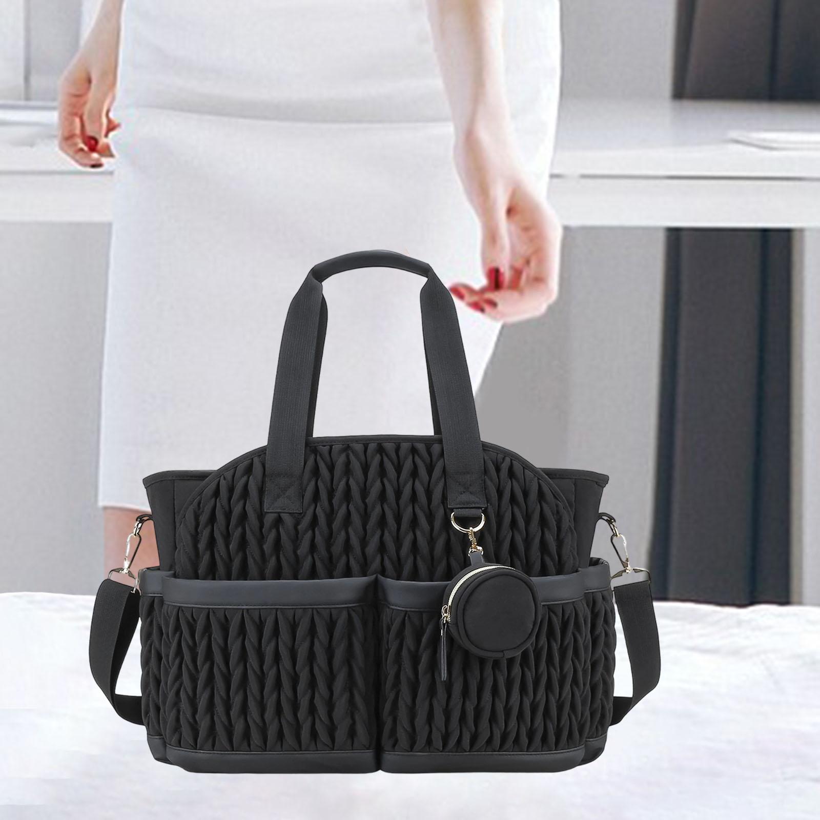 Diaper Bag Tote Baby Changing Bag Nappy Organizer Large Capacity Polyester for Mom Dad Travel Picnic