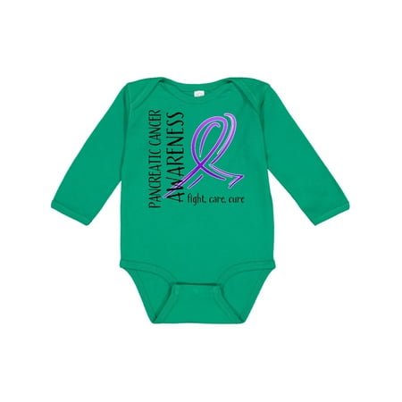 

Inktastic Pancreatic Cancer Awareness- Fight care cure Gift Baby Boy or Baby Girl Long Sleeve Bodysuit