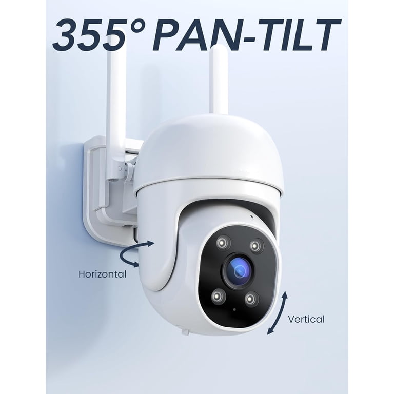 WiFi Outdoor Security Camera, 1080P, IP66 Waterproof, Motion