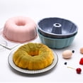 thumbnail image 2 of Ounissouiy Molde de silicona para pasteles de 10 pulgadas, pudín, gelatina, helado, utensilios para hornear, antiadherente, hueco, de liberación rápida, Cocina y Comedor Rosa Ounissouiy HA083110-02, 2 of 6