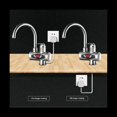thumbnail image 4 of Calentador de Agua InstantáNeo EléCtrico Grifo de Agua Caliente InstantáNeo Calentador de Agua del Grifo de la Cocina Calentador de Agua InstantáNeo Enchufe de la UE, 4 of 5