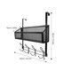 thumbnail image 2 of BESTYASH Organizador De Cesta Suspendida Para Puerta Sin Perforaciones Para Múltiples En Negro, 2 of 6