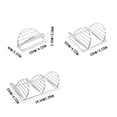 thumbnail image 2 of Boreal Craft Support de Rouleau de Viande en Acier Inoxydable en Forme de V pour Pizza pour Fête Barbecue pour Cuisine, 2 of 3