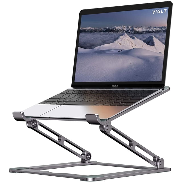 Soporte Portátil Ajustable para Escritorio, Ángulo Múltiple, MacBook y más 10-17.3"- Gris