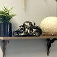 thumbnail image 3 of Zeckos Octopus Bookends Bronze Polyresin Set of 2 Nautical Coastal Decor, 3 of 10