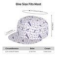 thumbnail image 6 of Balery Baseball Cap Flat Bill Hats for Men Adjustable Size for Running Workouts and Outdoor Activities All Seasons Dad Hat(Lavender Flowers ), 6 of 9