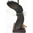 thumbnail image 3 of Wings Of Pride Bald Eagle Soaring Desktop 20" Tall Table Lamp Patriotic Home Decor, 3 of 7