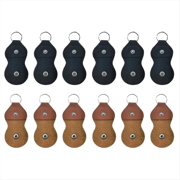 Leather Guitar Pick Holder Keychain,Guitar Pick Holder Case Bag,Guitar Key Cases Bag
