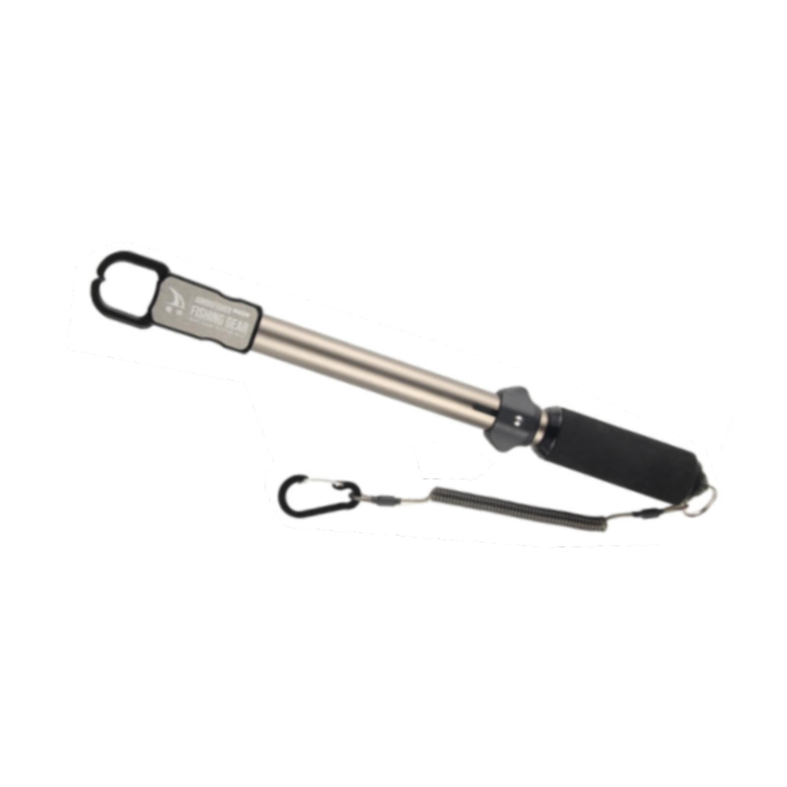 figatia Fishes Lip Gripper Fishing Accessory Anti Slip Professional Sturdy ,Comfortable Aluminum Fishes Grabber Equipment for Ice Fishing big