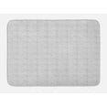 thumbnail image 1 of Minimalist Bath Mat, Simplistic Messy Dots Abstract Contemporary Maison Chez Moi Art Deco, Plush Bathroom Decor Mat with Non Slip Backing, 29.5" X 17.5", White Charcoal Grey, by Ambesonne, 1 of 2