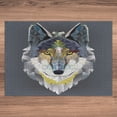 thumbnail image 3 of Ambesonne Zoo Jigsaw Puzzle, Wolf Coyote Portrait Art, Heirloom-Quality Fun Activity for Family Durable Cardboard, 1000 pcs, Multicolor, 3 of 5