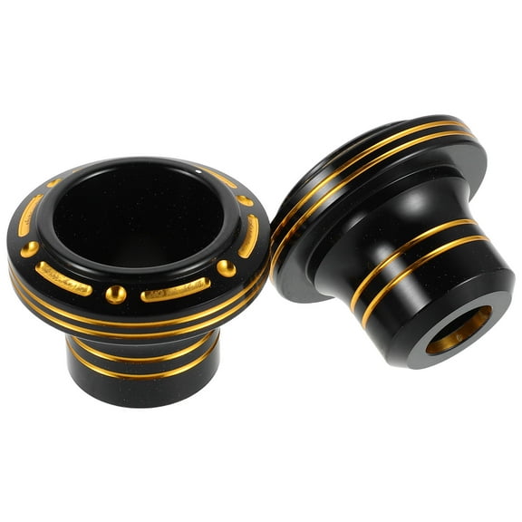 LOLIPPYY 2Pcs Motorcycle Frame Sliders Crash Protector Aluminum Fork Cups for Street and Track Riding