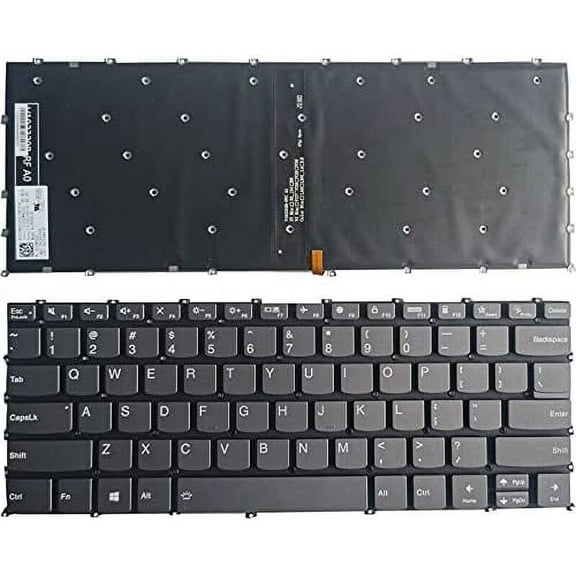 New US Black English Backlit Laptop Keyboard (Without palmrest) for Lenovo Flex 5-14IIL05 5-14ARE05 5-14ITL05 Yoga 7-14ITL5 Light Backlight