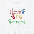 thumbnail image 4 of Inktastic I Love My Grandma Girls Baby Dress, 4 of 5