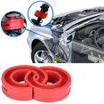 thumbnail image 3 of Huggegwe Amortisseur, 2 Pcs Amortisseur Universel en Caoutchouc Rouge pour Voiture, Coussin de Pare-Chocs à Ressort, Type A-F, Buissons (Type F) CJB91-35036, 3 of 9