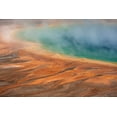thumbnail image 2 of Jaynes Gallery 18x13 Gold Ornate Wood Framed with Double Matting Museum Art Print Titled - Wyoming-Yellowstone National Park Grand Prismatic Spring scenic, 2 of 4