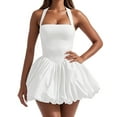 thumbnail image 1 of Youmylove Robes Décontractées pour Femmes Robe Sans Manches d'Été à Nouer Dos Nu Corset Robe pour Plage Club Mode Urbaine Tenue Tendance, 1 of 5