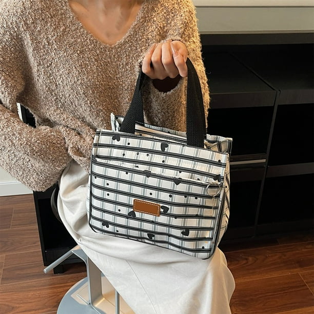 Bolso de lona | Organizador multicompartimento de gran capacidad para desplazamientos, viajes y trabajo | Bolso de hombro de nailon impermeable para mujeres y hombres