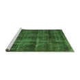 thumbnail image 2 of Ahgly Company Machine Washable Indoor Rectangle Oriental Green Industrial Area Rugs, 5' x 8', 2 of 4