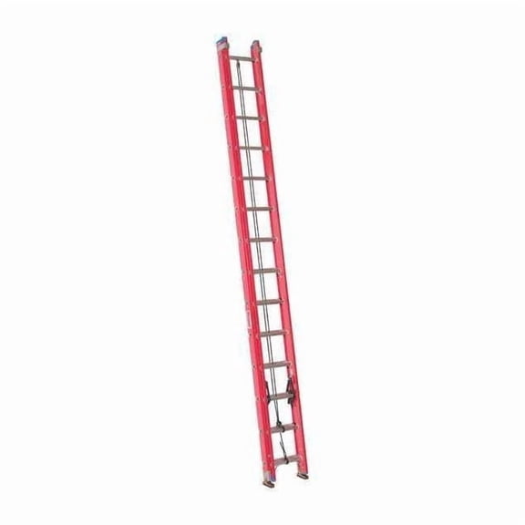 Westward 28 ft Fiberglass Extension Ladder, 300 lb Load Capacity 44YY49