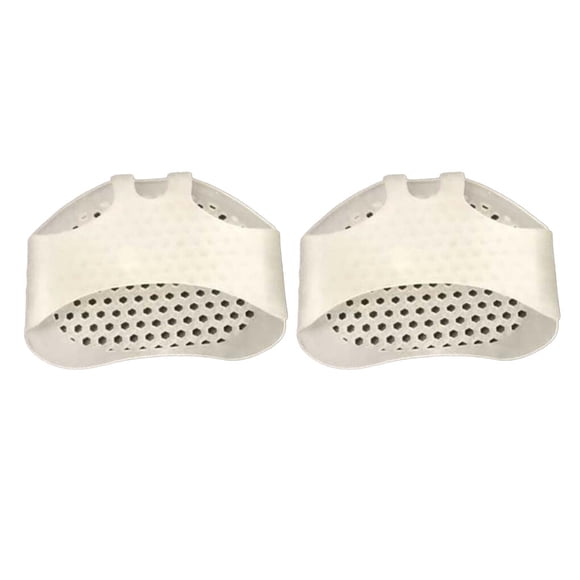 Qarigey Almohadilla para el pie Plantilla Cinta para la palma Plantillas acolchadas Calcomanías para el antepié Cuidado de los pies el color blanco 27.5x32x21cm