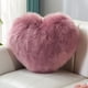 thumbnail image 1 of Almohadas, Cojines decorativos, Ropa de cama, Almohadas, Regalos para mujeres, Almohada de lana sintética en forma de corazón, Cojín de sofá de felpa de pelo largo para sala de estar, Almohada de rega, 1 of 6
