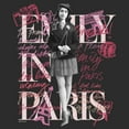 thumbnail image 2 of Women's Emily in Paris Sketch Collage  Graphic Tee Black / Cursive X Large, 2 of 4