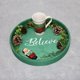 thumbnail image 2 of Bandeja Elegant Designs HG2013-GBL redonda de madera, 35 cm, color verde, 2 of 6