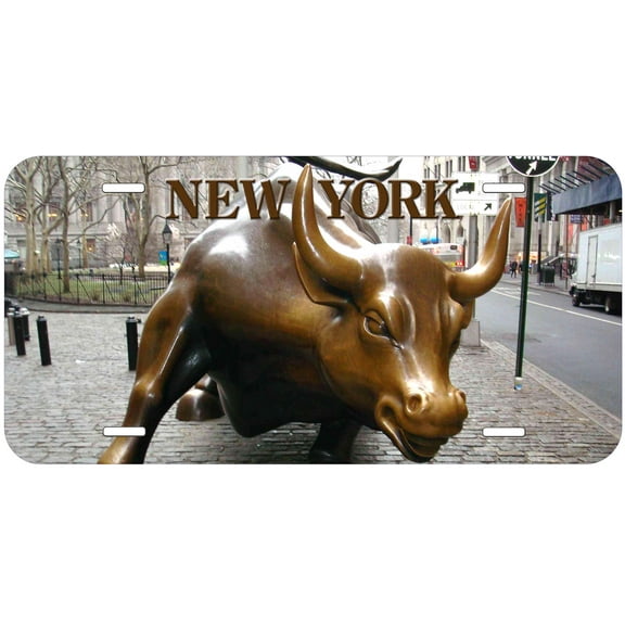Bull New York TAG01 Novelty Car Auto License Plate