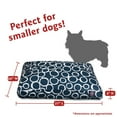 thumbnail image 3 of Majestic Pet | Fusion Shredded Memory Foam Rectangle Pet Bed For Dogs, Removable Cover, Navy Blue, Small, 3 of 6