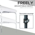 thumbnail image 6 of Outsunny 4-Person Pop-Up Canopy Tent with Wheeled Carry Bag, 6 of 8