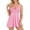 Pink, variant on ValueVibe Lingerie for Women Lace Babydoll V Neck Nightwear Spaghetti Strap Chemise Nighty, Red S