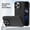 Black, variant on For Apple iPhone 16 Pro Max Case With Adjustable hidden lens holder Shockproof Rugged Full Body Protection Heavy Duty Dust/Drop Proof Cover Case,Green,For iPhone 16 Pro Max