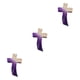 thumbnail image 2 of Monstrate Baby Shower Boda Decoración de Adorno colgante Hogar Amigable con la piel Portátil Ligero Decoración Navidad Púrpura Púrpura 3piezas Monstrate CBP186432, 2 of 6