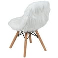 thumbnail image 5 of Flash Furniture Cody Kids Shaggy Dog Accent Chair, White, 5 of 12