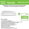 thumbnail image 1 of Cisco Meraki MR42 Cloud-Mng'd Wless AP + 1yr of Enterprise License and Support, 1 of 2