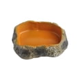 thumbnail image 4 of Cuenco de agua para reptiles, cuenco de comida, superficie lisa de resina, cuenco de alimentación para hábitat de lagartos, Rana, serpiente, Tortuga, pequeño, 4 of 8