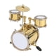 thumbnail image 3 of Modelo de batería en miniatura de cobre con estuche, Mini instrumento Musical de percusión, modelo de adorno para casa de muñecas, 3 of 14