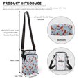 thumbnail image 6 of HELLHERO Cardinal Berries 4.33"x1.97"x7.09" Underarm Shoulder Bag Polyester for Men, Women, 6 of 7