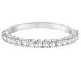 thumbnail image 3 of Half-Eternity Pave-Set Thin Diamond Stacking Ring Palladium (0.50ct), 3 of 3