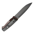thumbnail image 2 of Benchmade 163BK Sibert Bushcrafter Outdoor Knife with Fixed Blade and Drop Point and Carbon Fiber Handle (Black), 2 of 6
