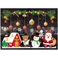thumbnail image 1 of (M) Pegatinas de Papá Noel, árbol de Navidad, copo de nieve, muñeco de nieve, pegatinas para ventanas, pegatinas navideñas, 1 of 5