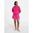 thumbnail image 2 of No Boundaries Washed Fleece Pullover Hoodie, Women's XXS-XXL, 2 of 5
